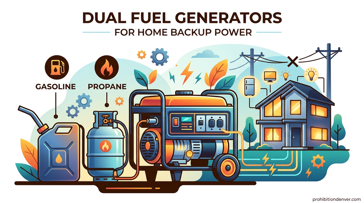 Dual Fuel Generators for Home Backup