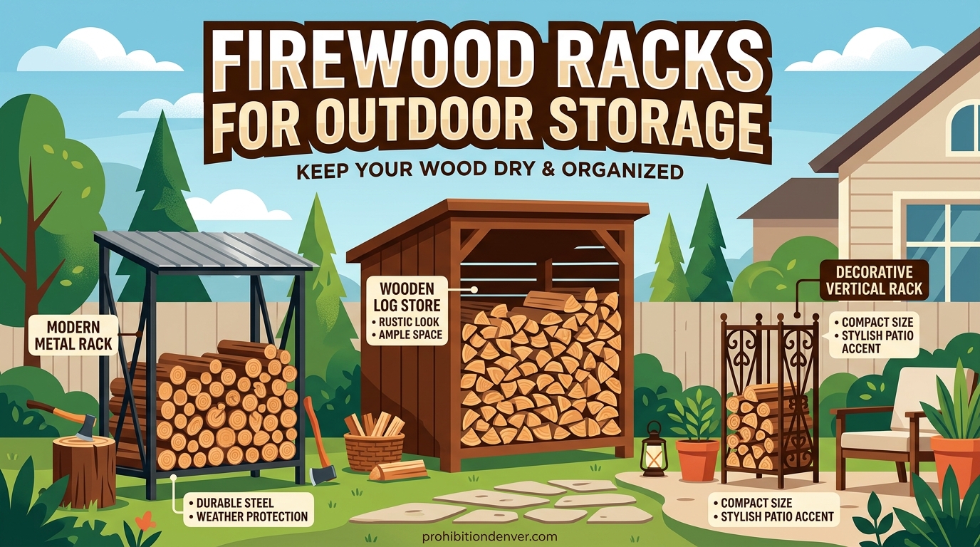 Firewood Racks for Outdoor Storage