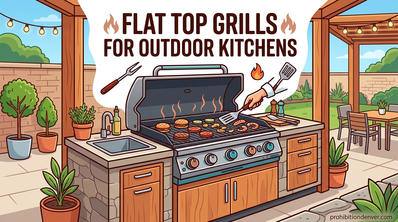 Flat Top Grills for Outdoor Kitchens