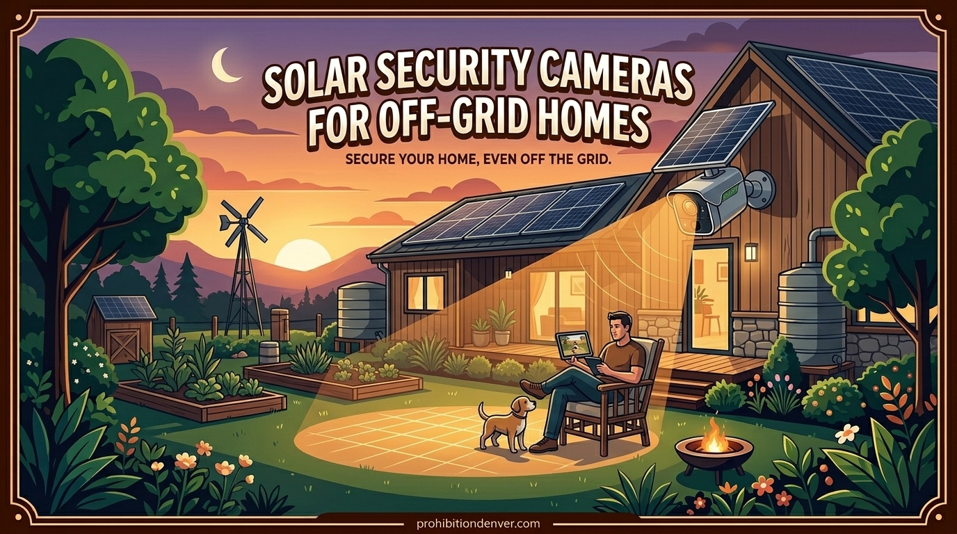 Solar Security Cameras for Off Grid Homes