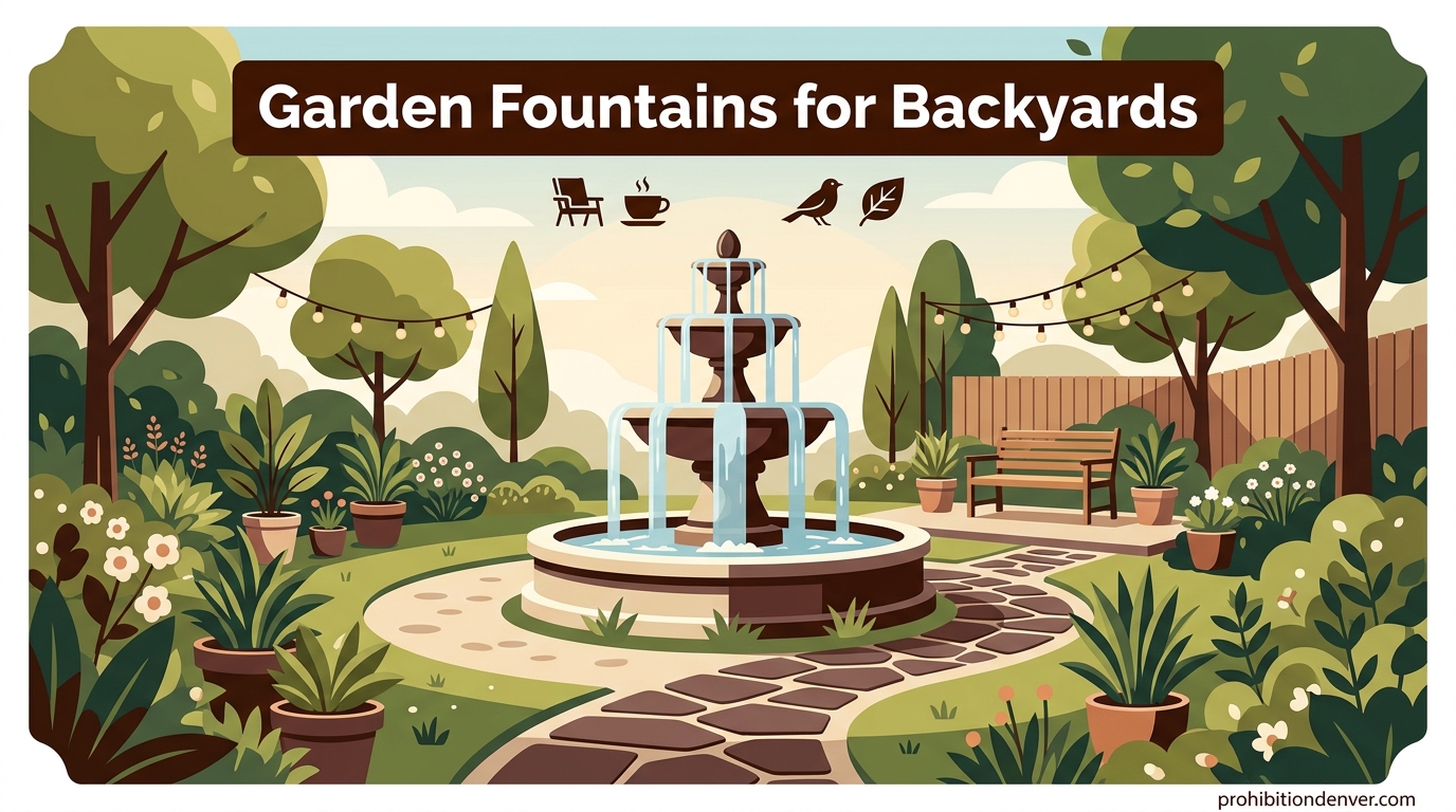 Garden Fountains for Backyards