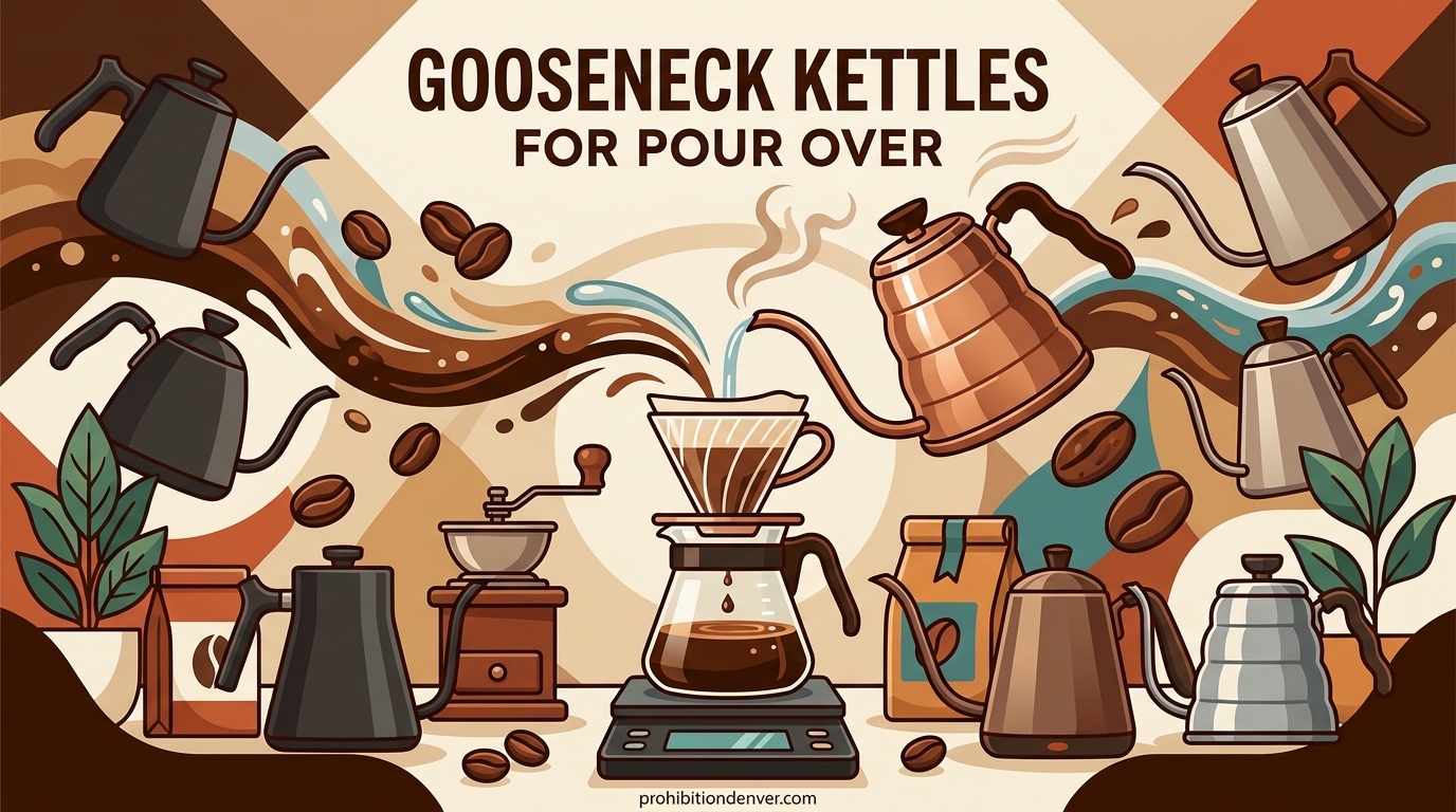 Gooseneck Kettles for Pour Over