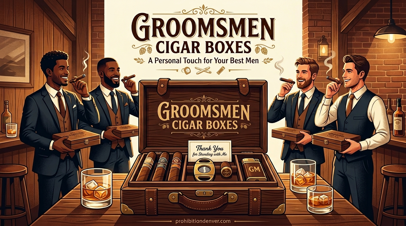 Groomsmen Cigar Boxes