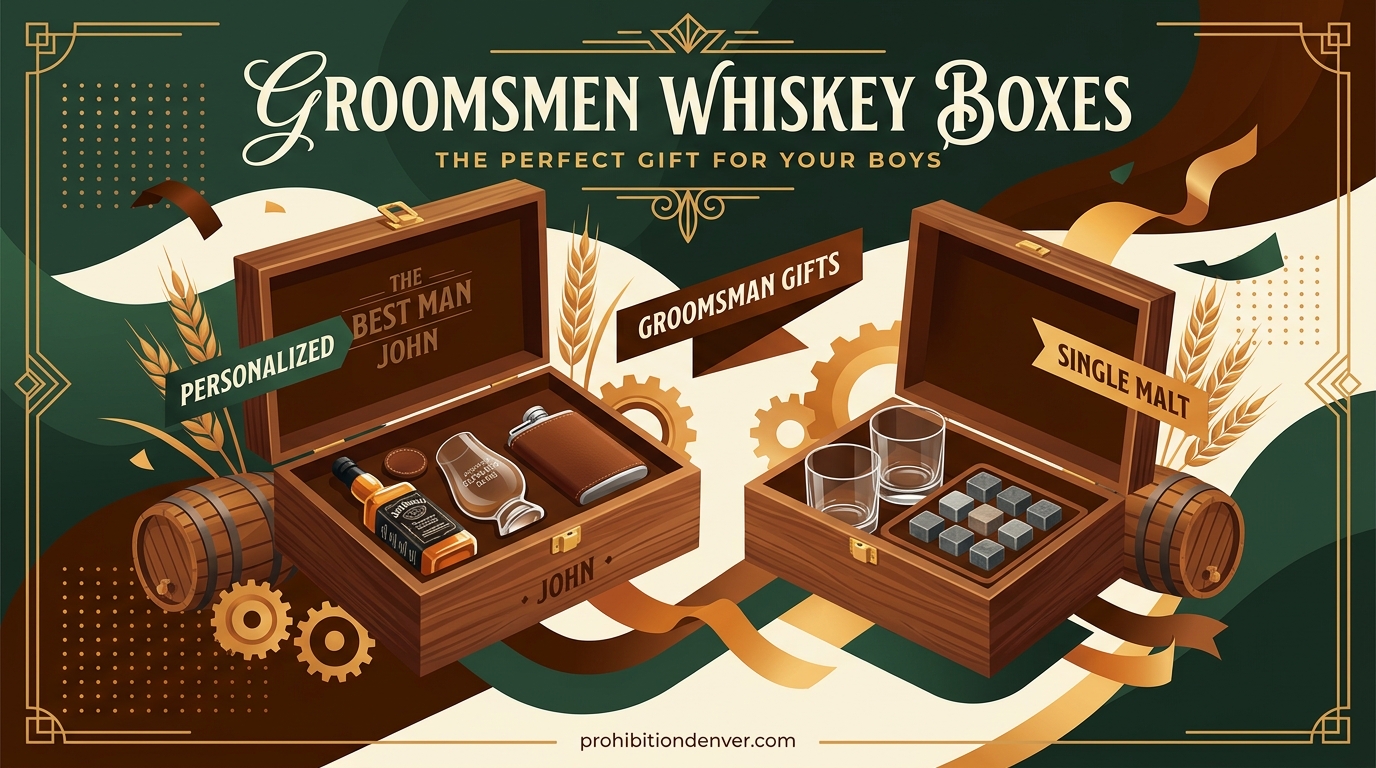 Groomsmen Whiskey Boxes