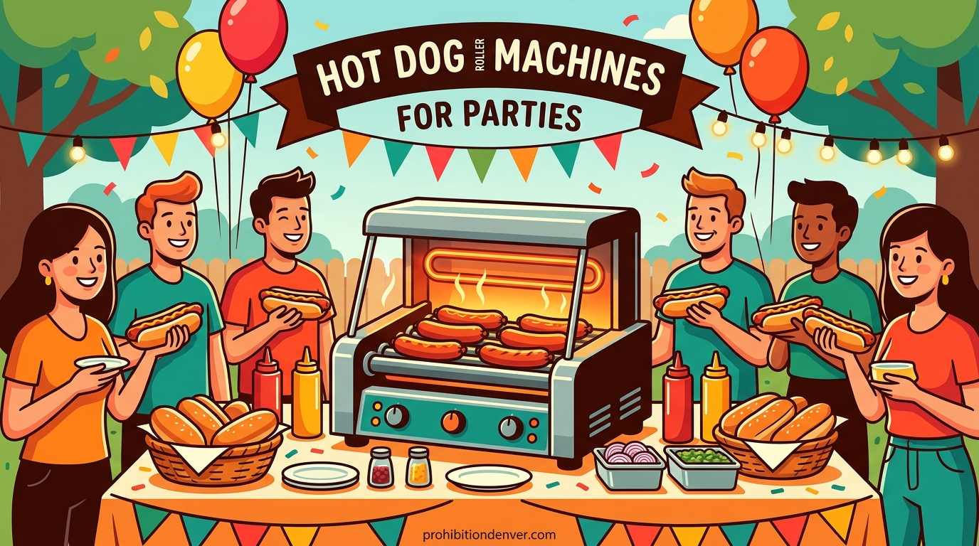 Hot Dog Roller Machines for Parties