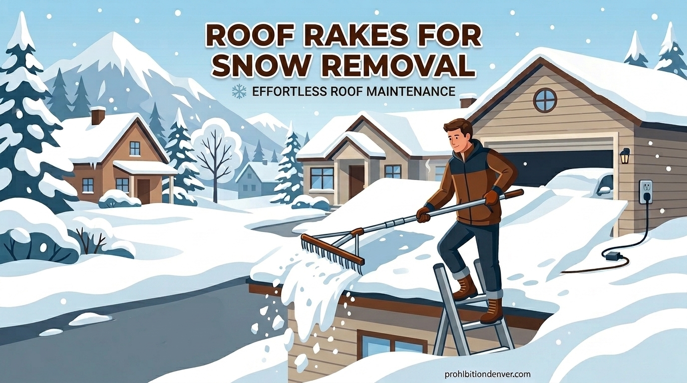 Roof Rakes for Snow Removal