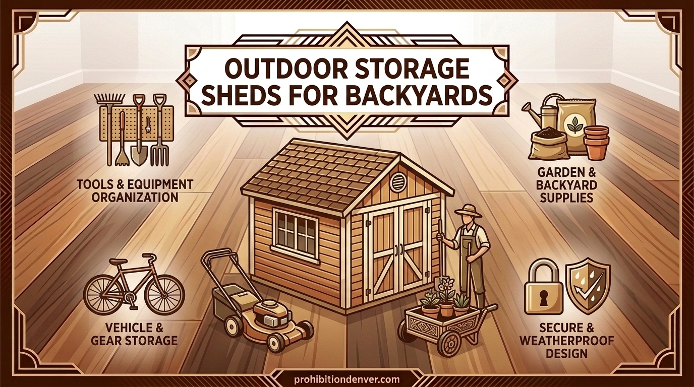 Outdoor Storage Sheds for Backyards