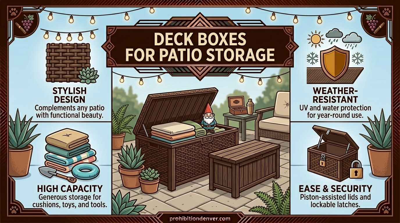 Deck Boxes for Patio Storage