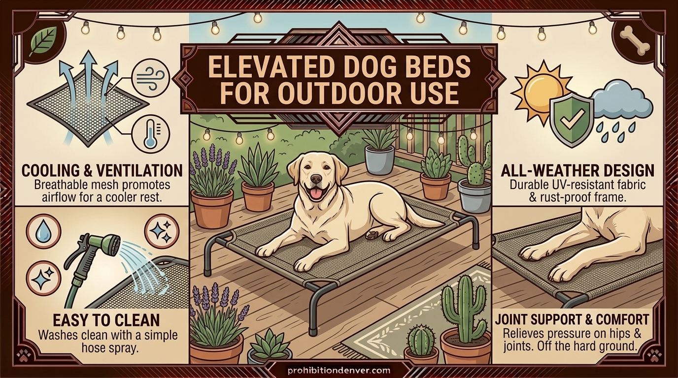 Elevated Dog Beds for Outdoor Use