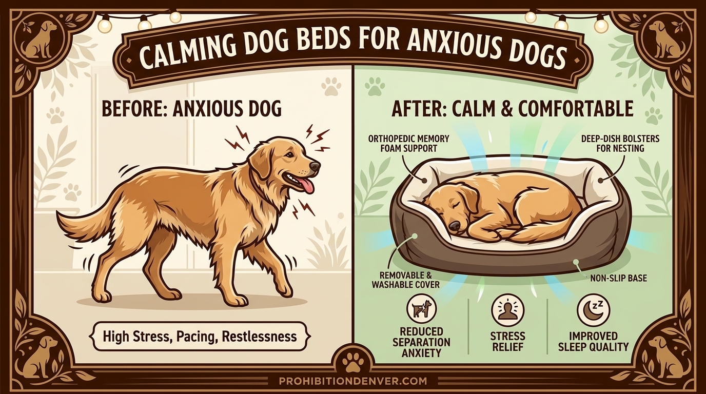 Calming Dog Beds for Anxious Dogs