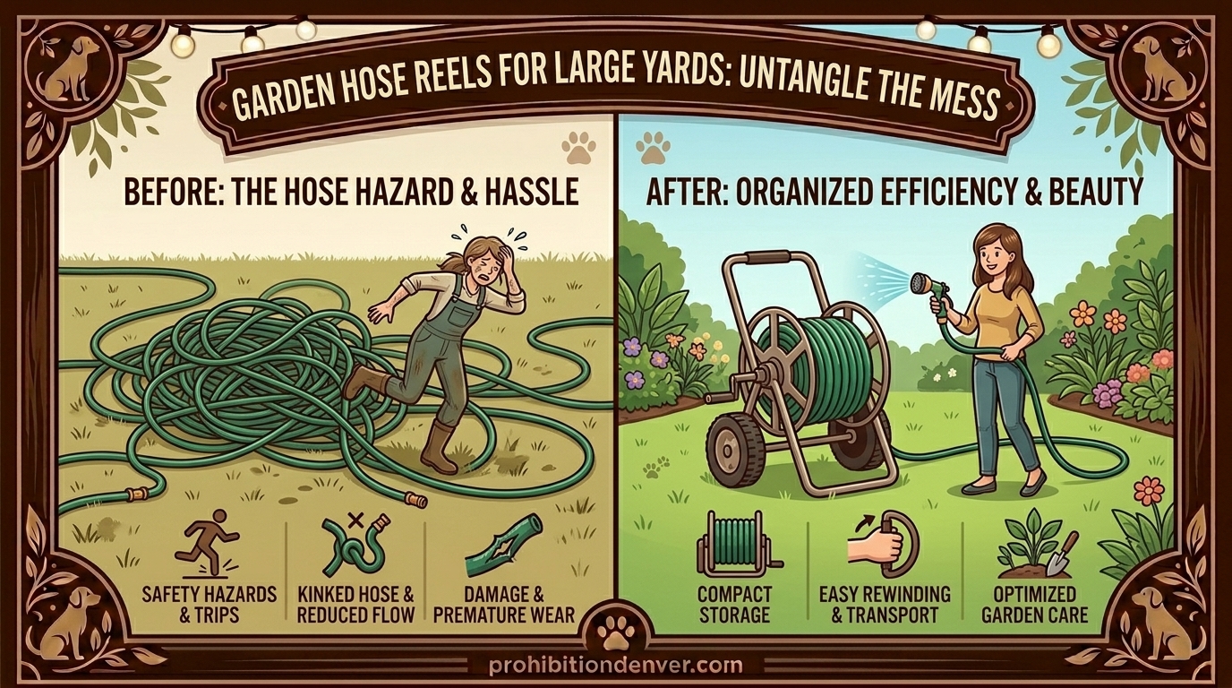 Garden Hose Reels for Large Yards