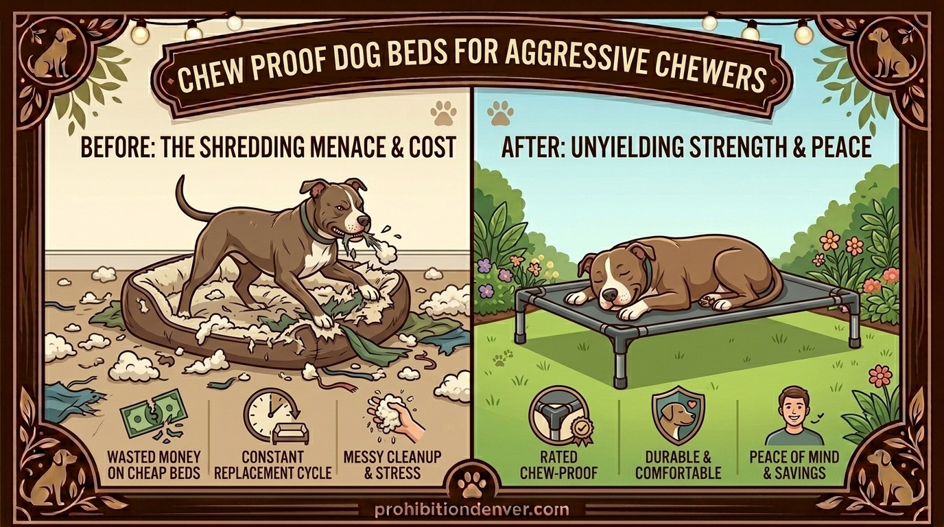 Chew Proof Dog Beds for Aggressive Chewers