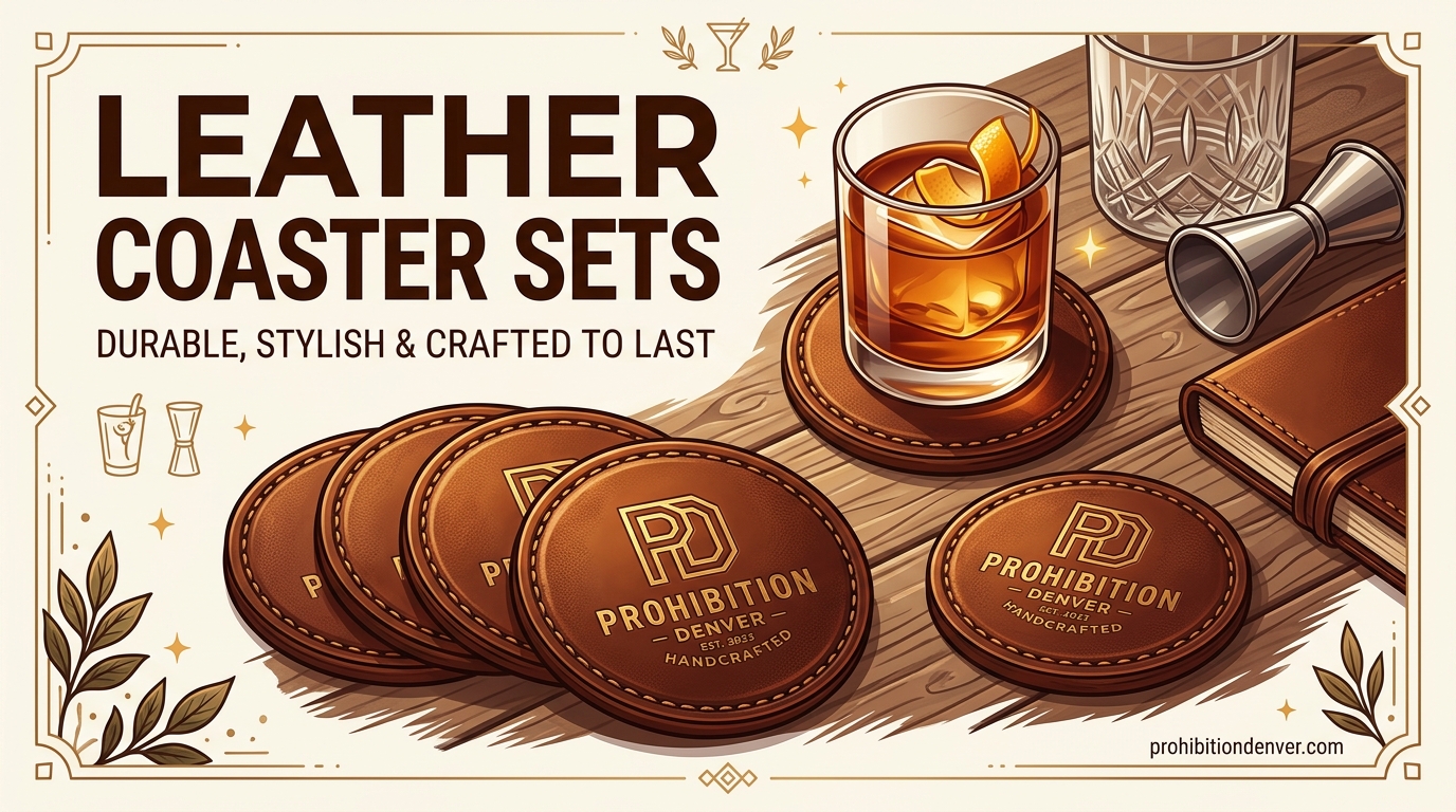 Leather Coaster Sets