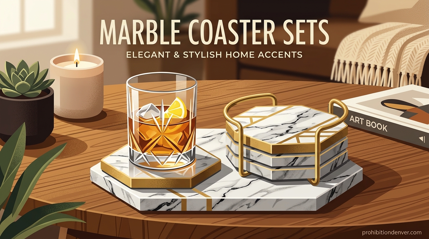 Marble Coaster Sets