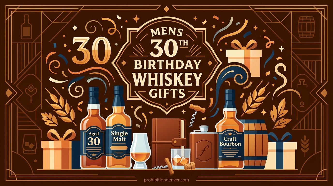 Mens 30th Birthday Whiskey Gifts