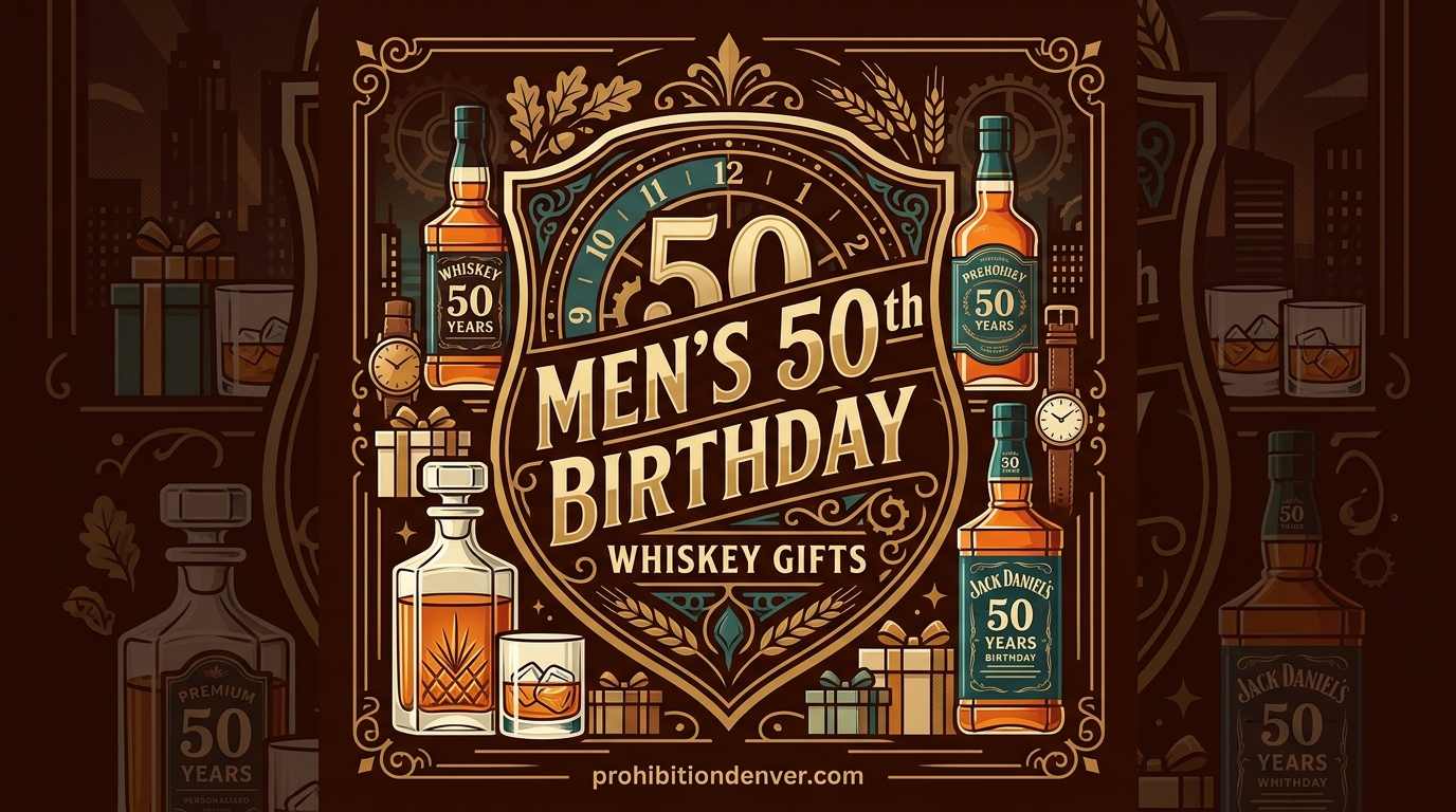 Mens 50th Birthday Whiskey Gifts