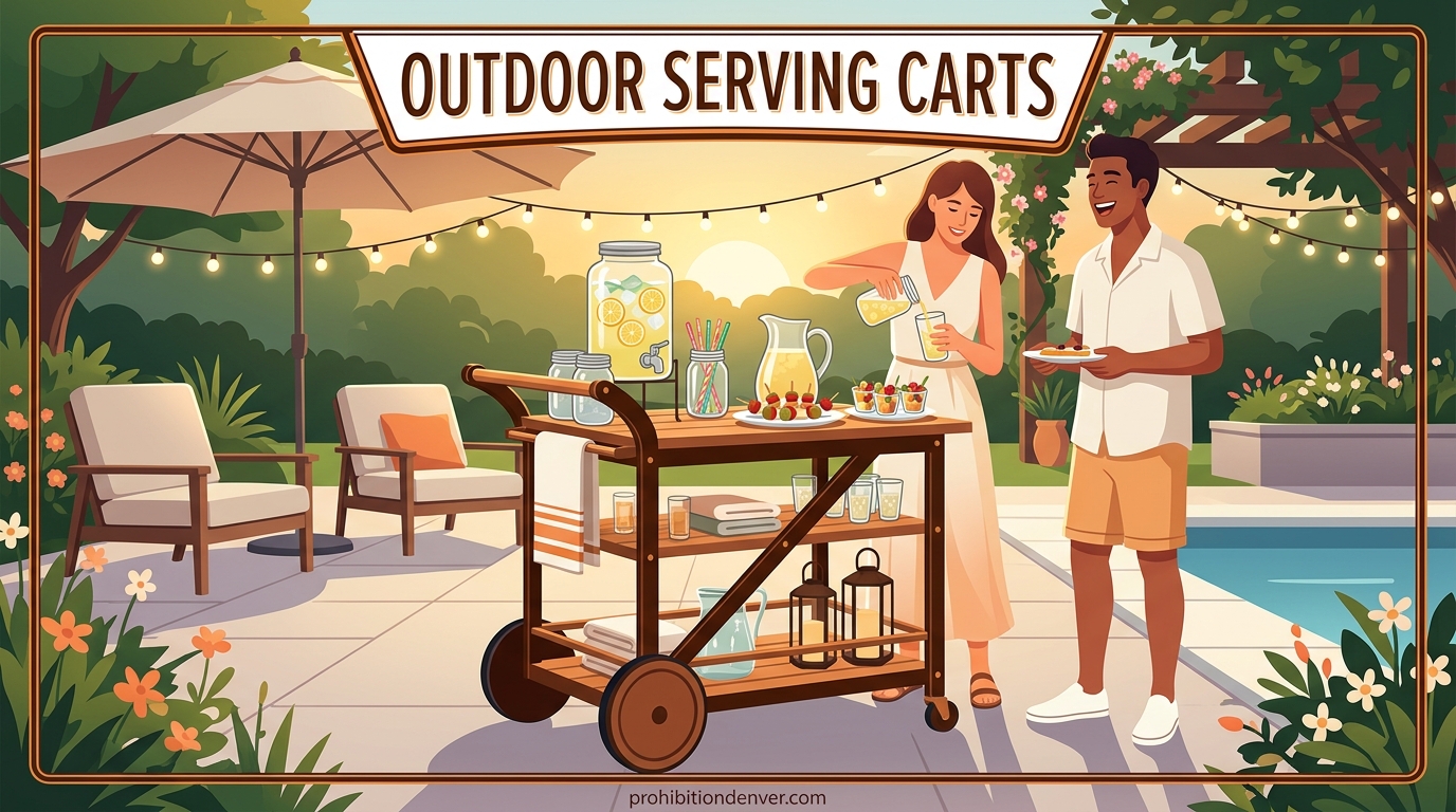 Outdoor Serving Carts