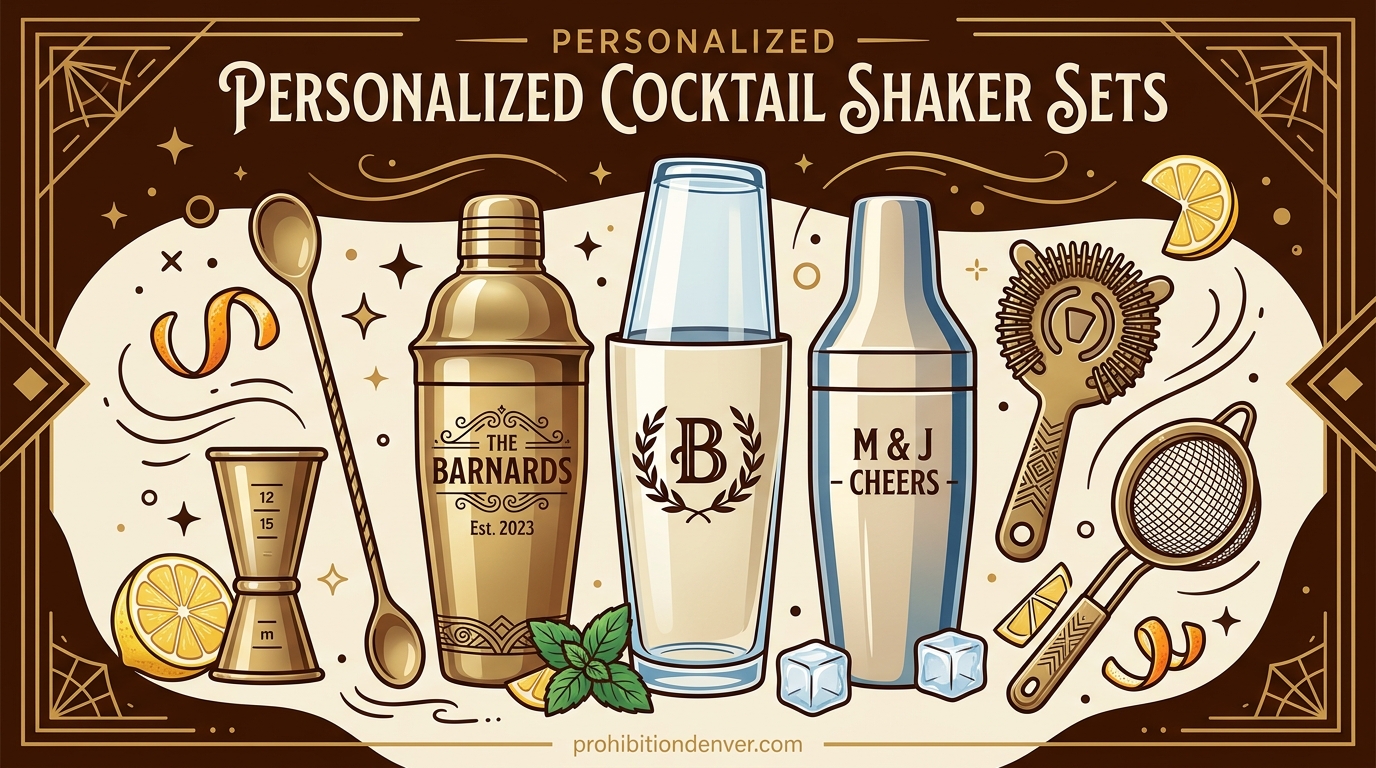 Personalized Cocktail Shaker Sets