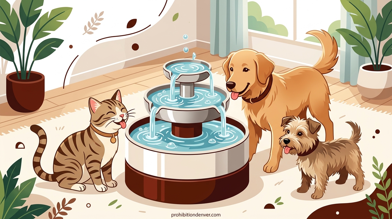 Pet Water Fountains for Multiple Pets