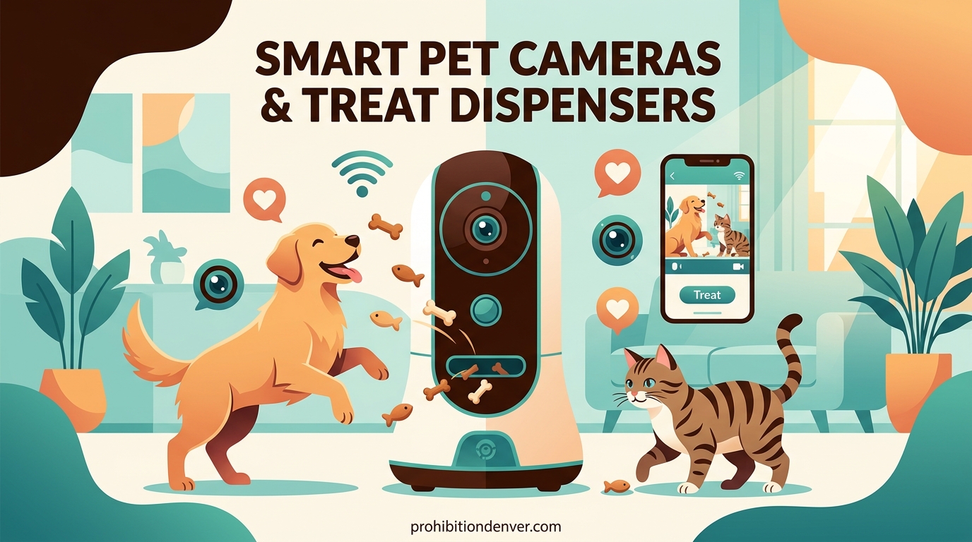 Pet Cameras with Treat Dispensers