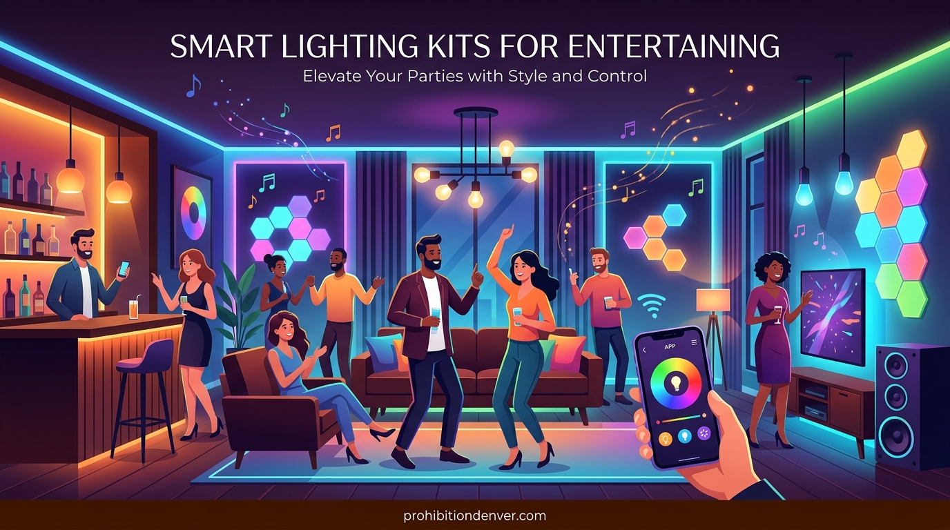 Smart Lighting Kits for Entertaining