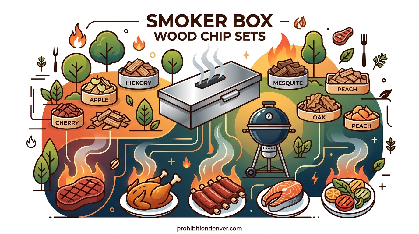 Smoker Box Wood Chip Sets