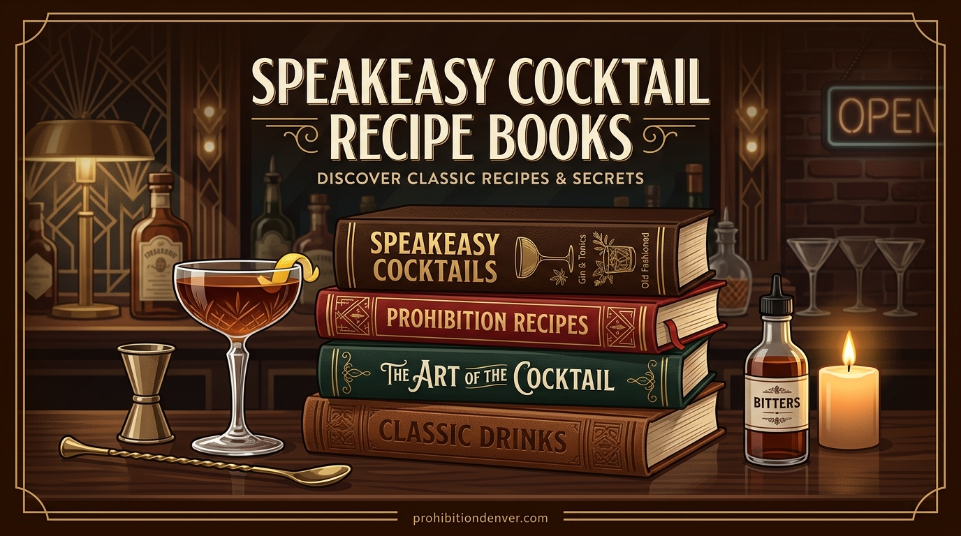 Speakeasy Cocktail Recipe Books