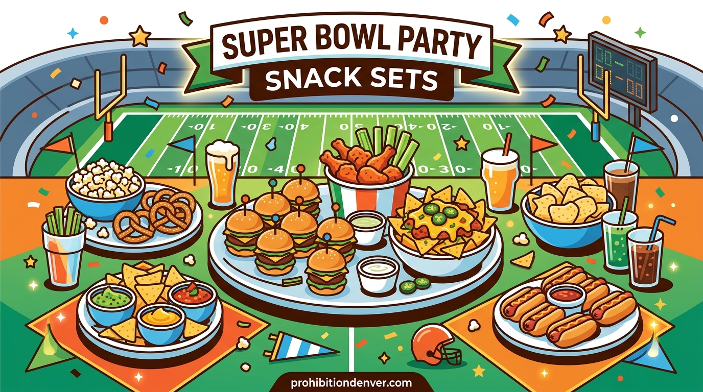 Super Bowl Party Snack Sets
