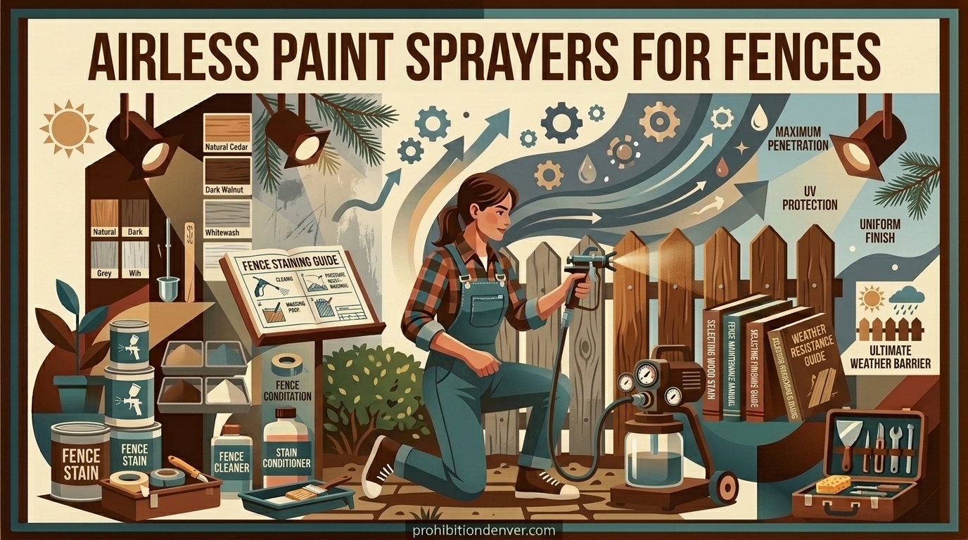 Airless Paint Sprayers for Fences