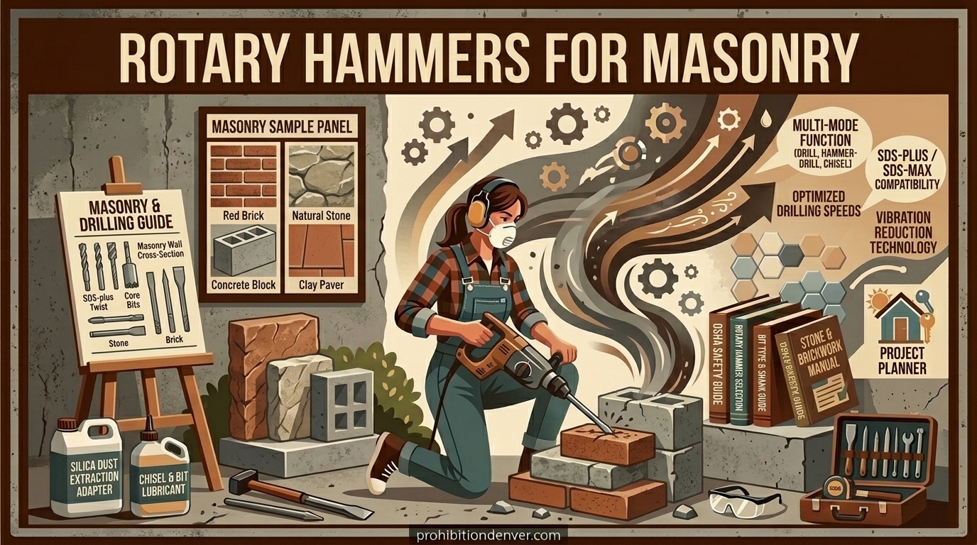 Rotary Hammers for Masonry