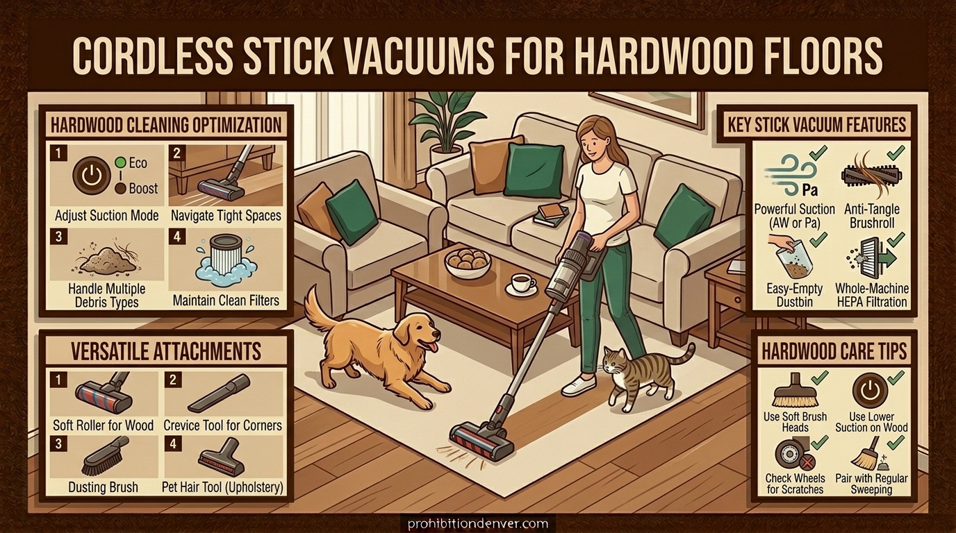 Cordless Stick Vacuums for Hardwood Floors