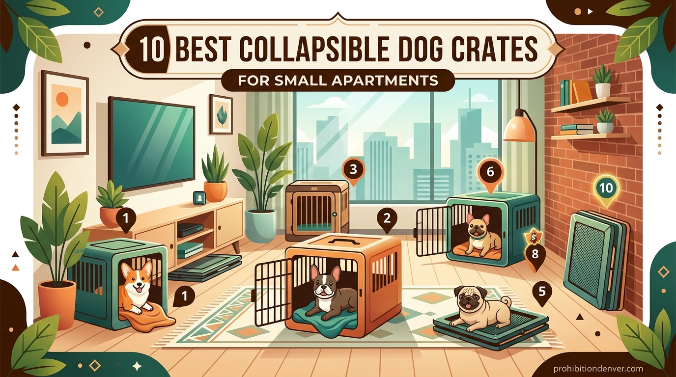 Collapsible Dog Crates for Small Apartments