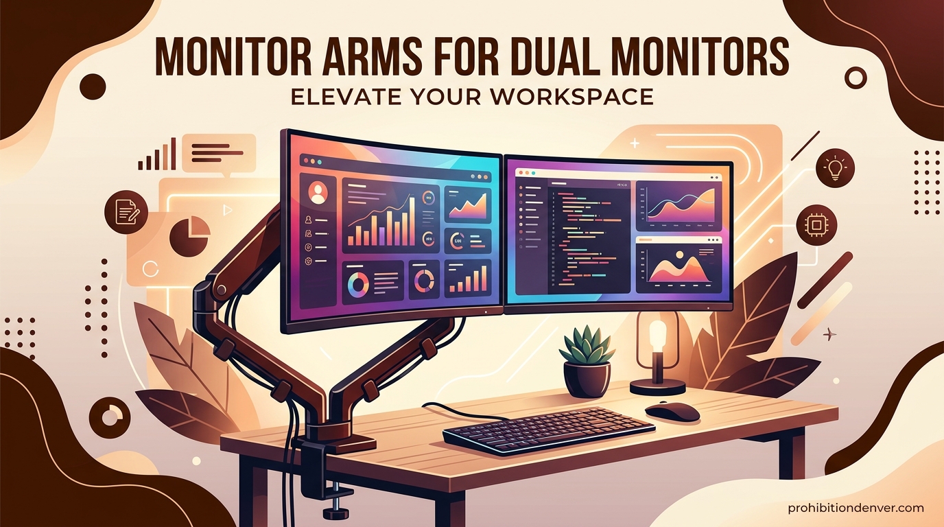 Monitor Arms for Dual Monitors