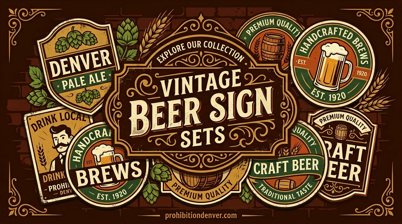 Vintage Beer Sign Sets