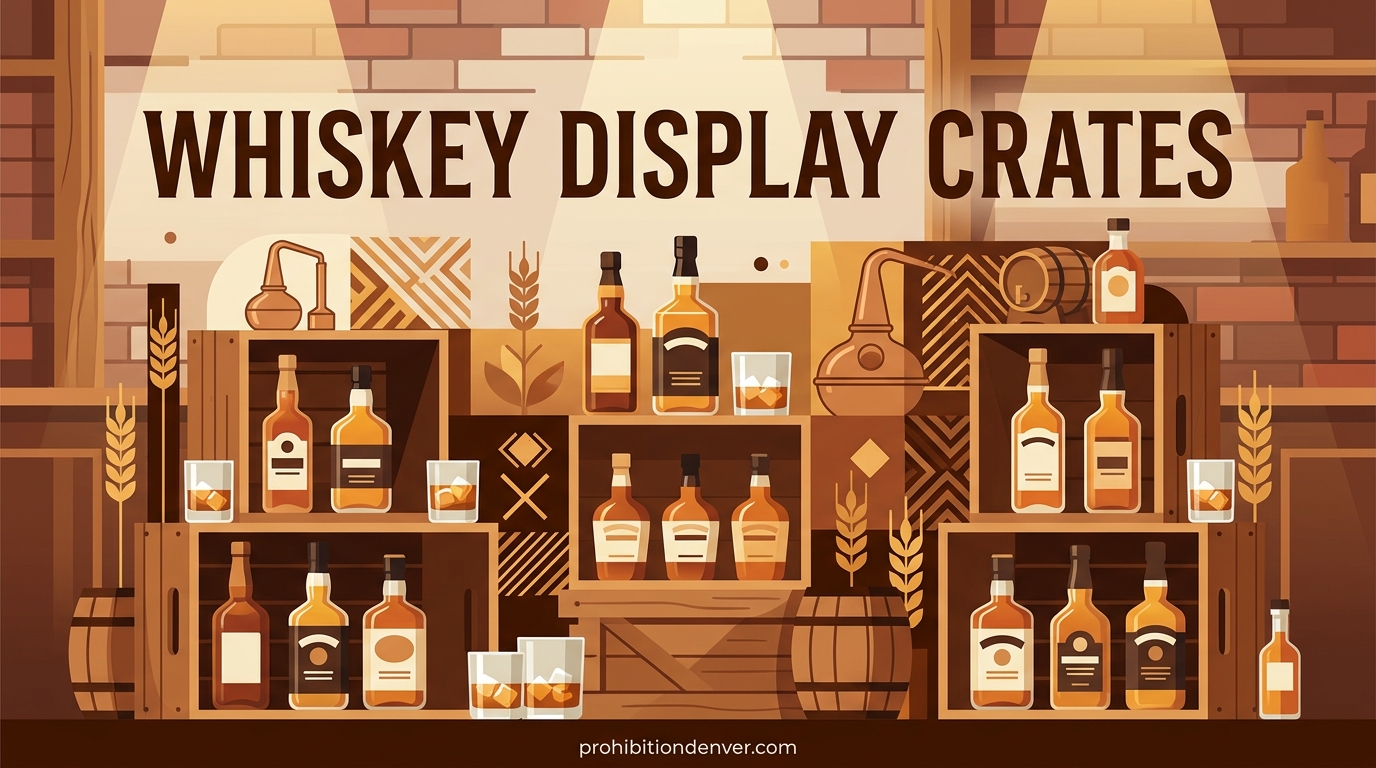 Whiskey Display Crates