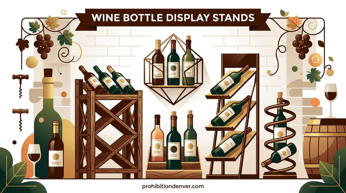 Wine Bottle Display Stands