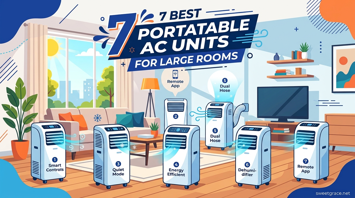 7 Best Portable AC Units for Large Rooms