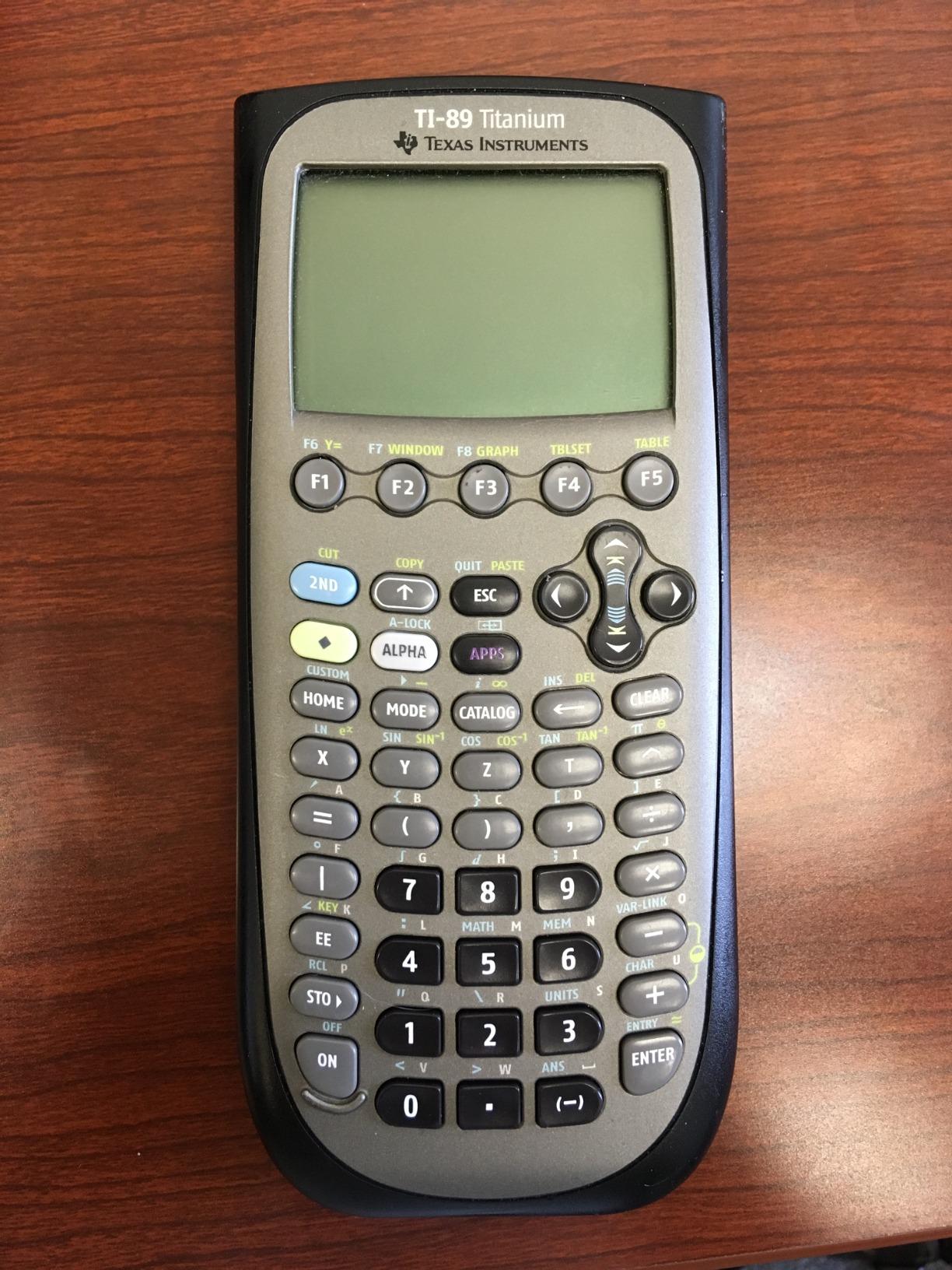 Texas Instruments TI-89 Titanium CAS Graphing Calculator customer photo 1
