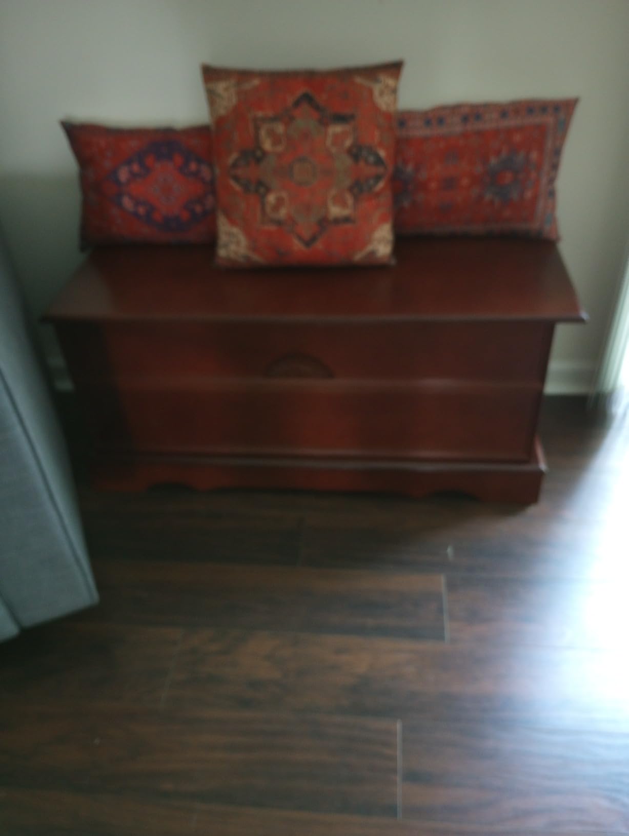Coaster Home Furnishings - Paula - Wood - Cedar Chest with Storage Trunk, Rectangular Shape and Traditional Style - Bedroom - 40-Inch - Warm Brown - 4694 customer photo 2