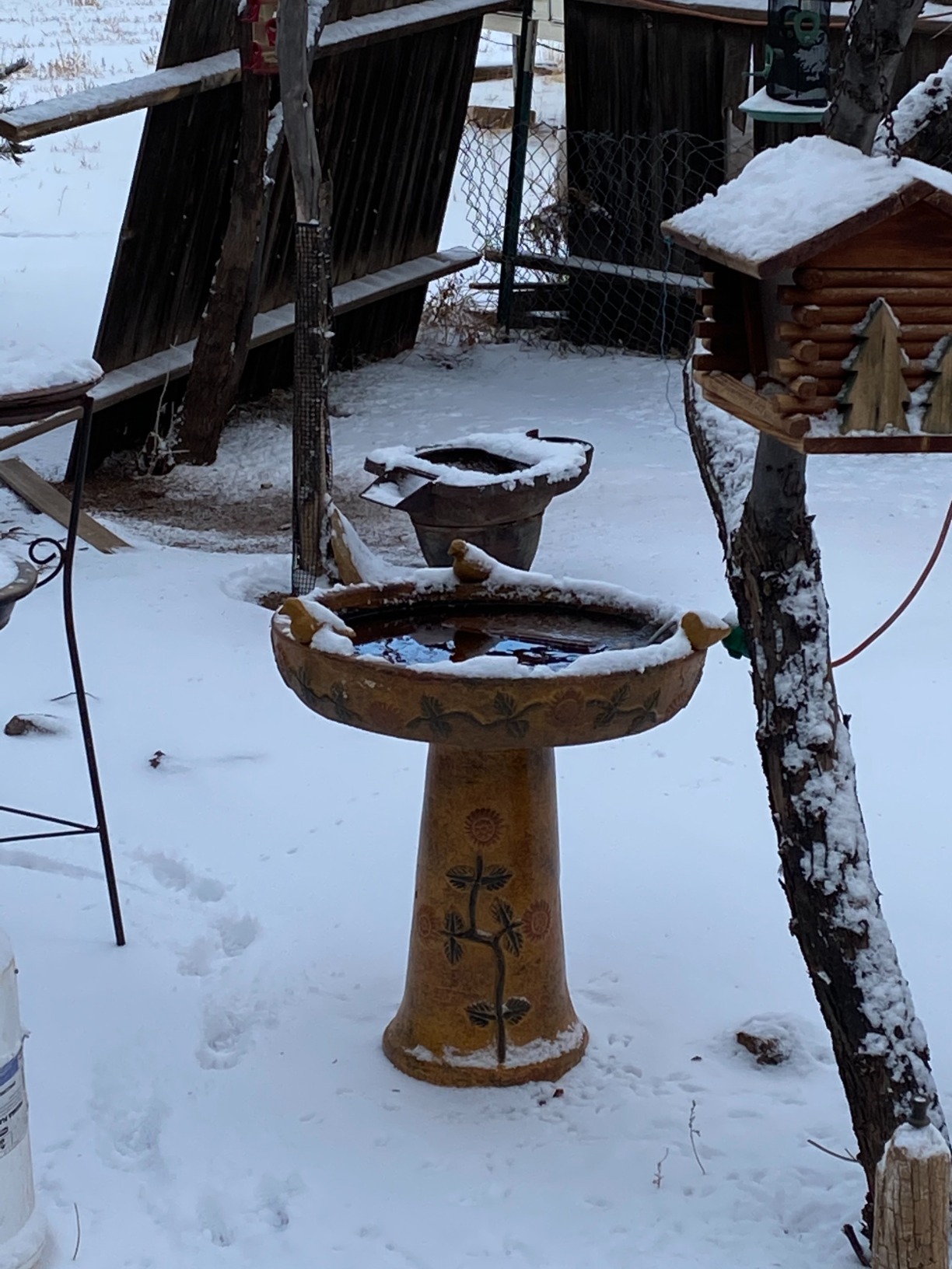K&H Pet Products Super Ice Eliminator Bird Bath Heater, Safety Listed Submersible Bird Bath Deicer for Wild Birds Outside in Winter, Energy Efficient, Paintable Enamel, Automatic - Natural Rock 80W customer photo 2