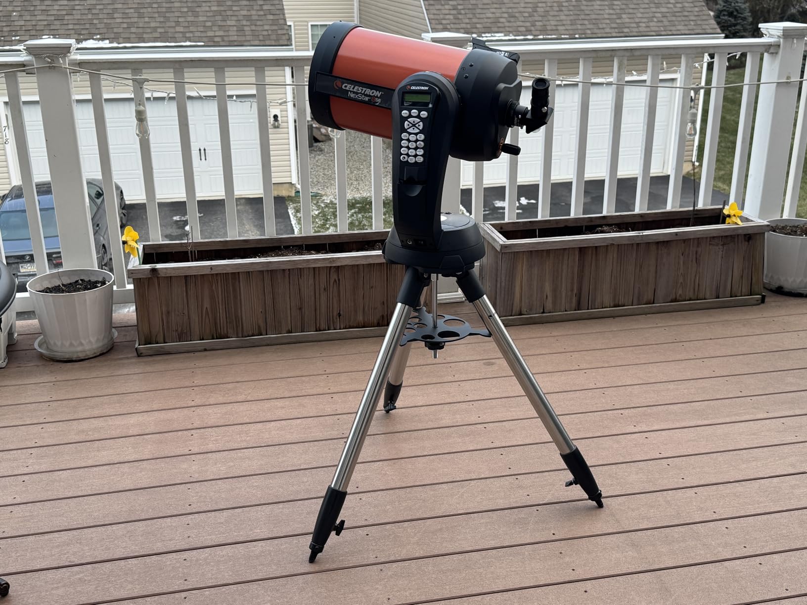 Celestron NexStar 8SE Computerized Telescope - 8-Inch Schmidt-Cassegrain Optical Tube - Fully Automated GoTo Mount with SkyAlign - 40,000+ Object Database customer photo 2