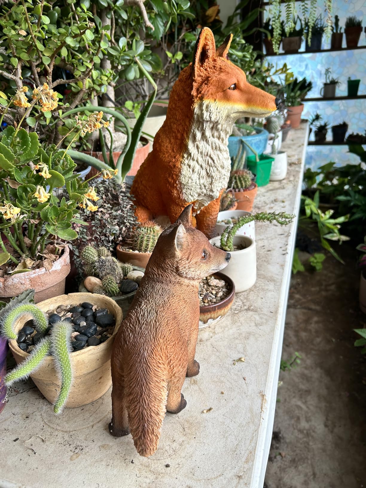 Design Toscano Simon The Woodland Fox Indoor/Outdoor Garden Statue for Patio, Pool or Lawn, 18 Inch Tall, Cast Stone Resin, Red Orange Paint customer photo 2