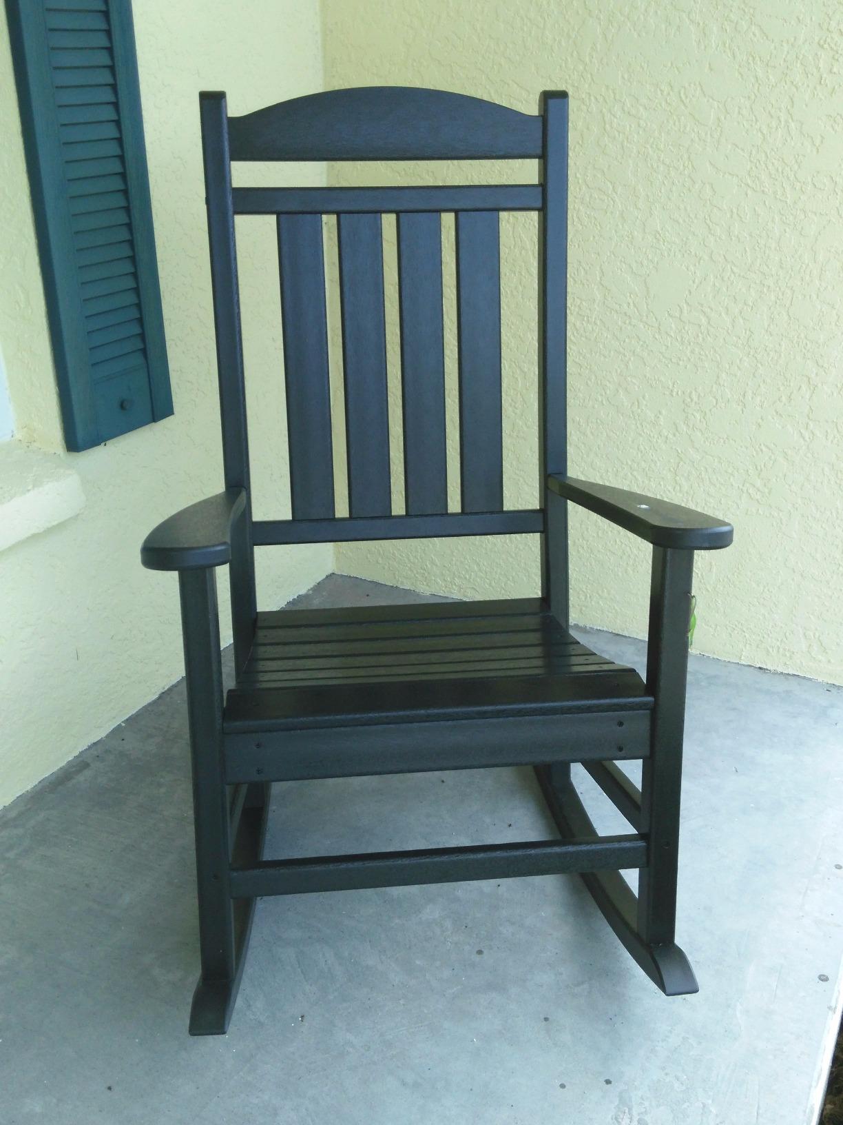 POLYWOOD Presidential Rocking Chair in White customer photo 2