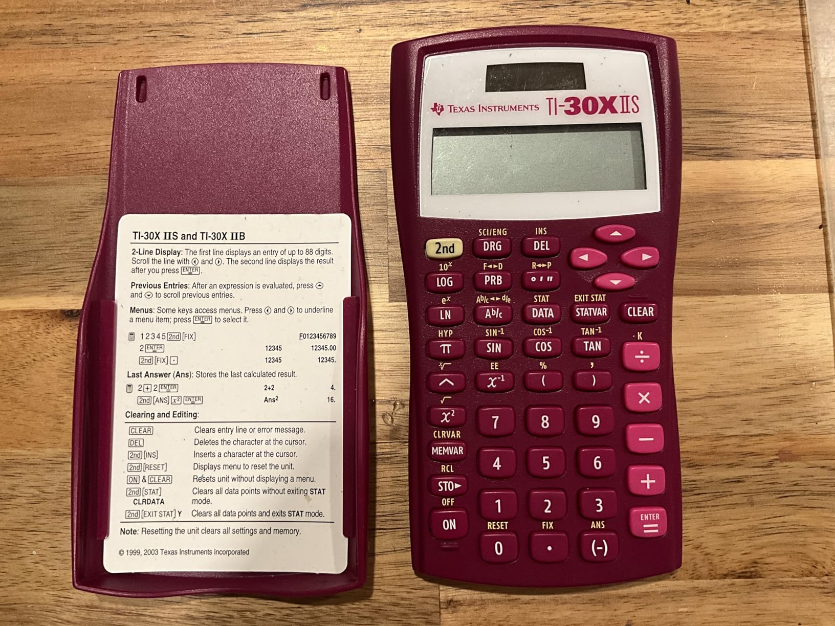 Texas Instruments TI-30XIIS Scientific Calculator, Blue customer photo 2