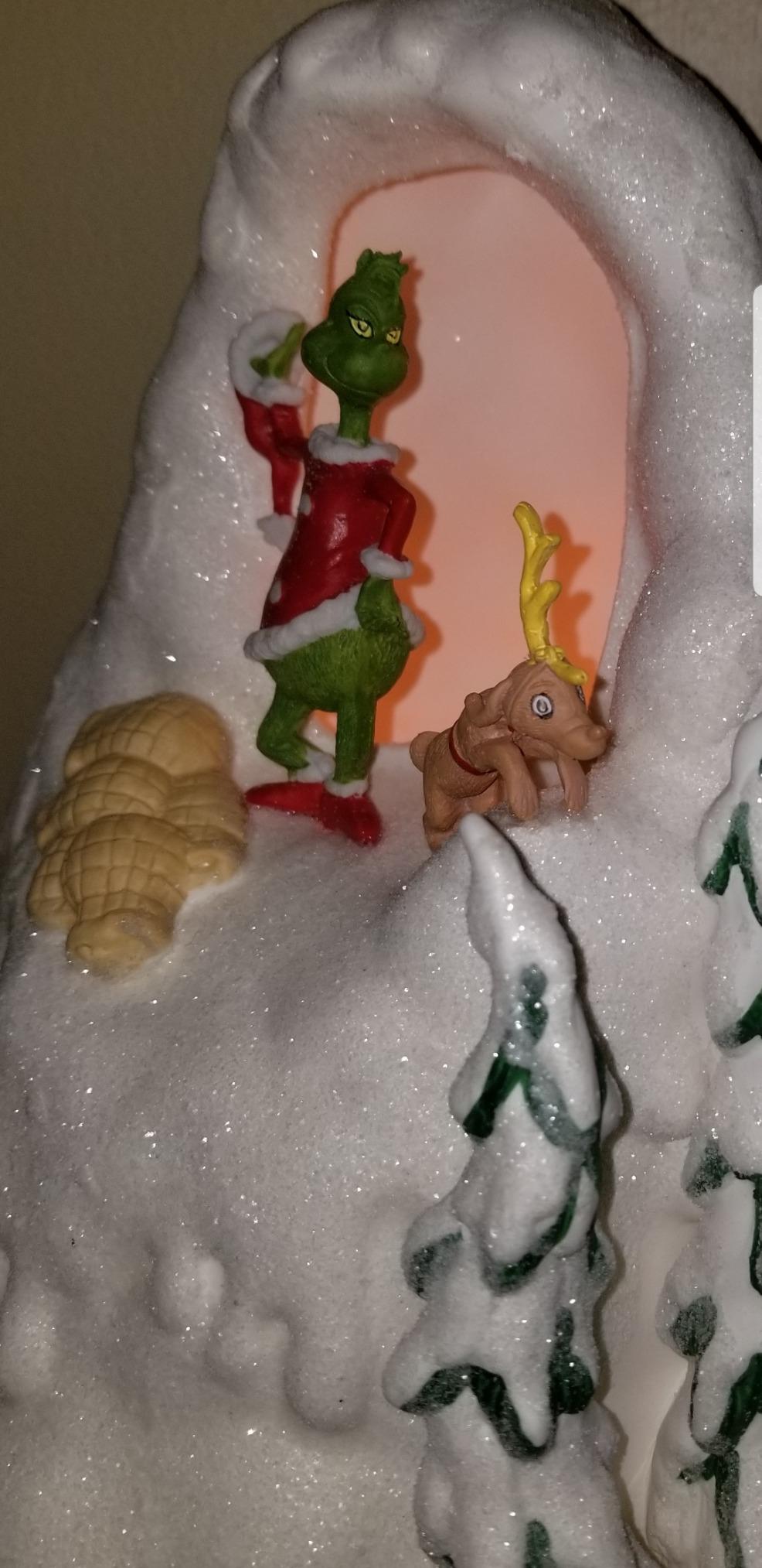 Department 56 Dr. Seuss Grinch Village Mount Crumpit Lit Building, Collectible Christmas Village House Decor, Hand Painted Porcelain with Illuminated LED Lights and Wall Cord, 9.65 Inch, Multicolor customer photo 1
