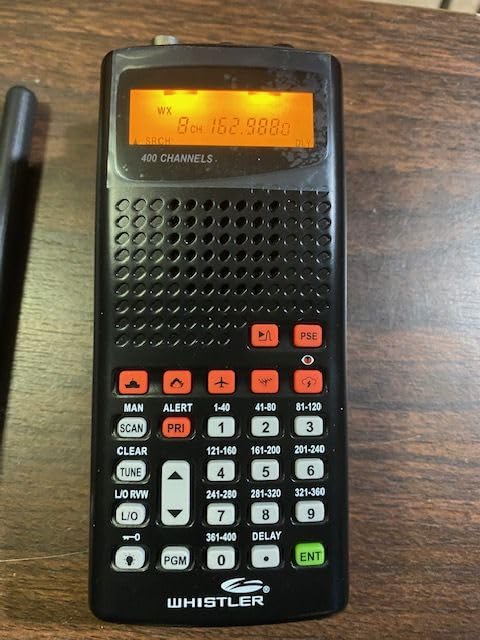Whistler WS1010 Analog Handheld Scanner - 400 Channels, Skywarn, Same Weather Alerts, Spectrum Sweeper, PC Programmable, Service Banks for Police, Fire, Marine, Air & Ham - Black customer photo 2