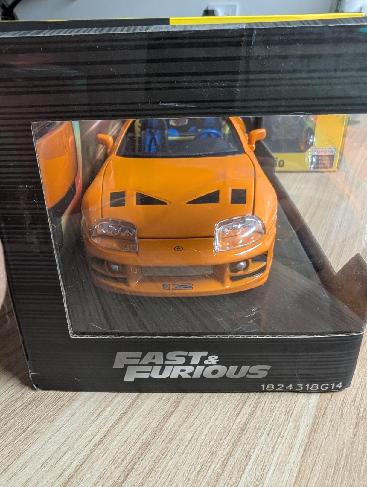 Jada Toys Fast & Furious 1:24 Brian's Toyota Supra Die-cast Car, Orange customer photo 1