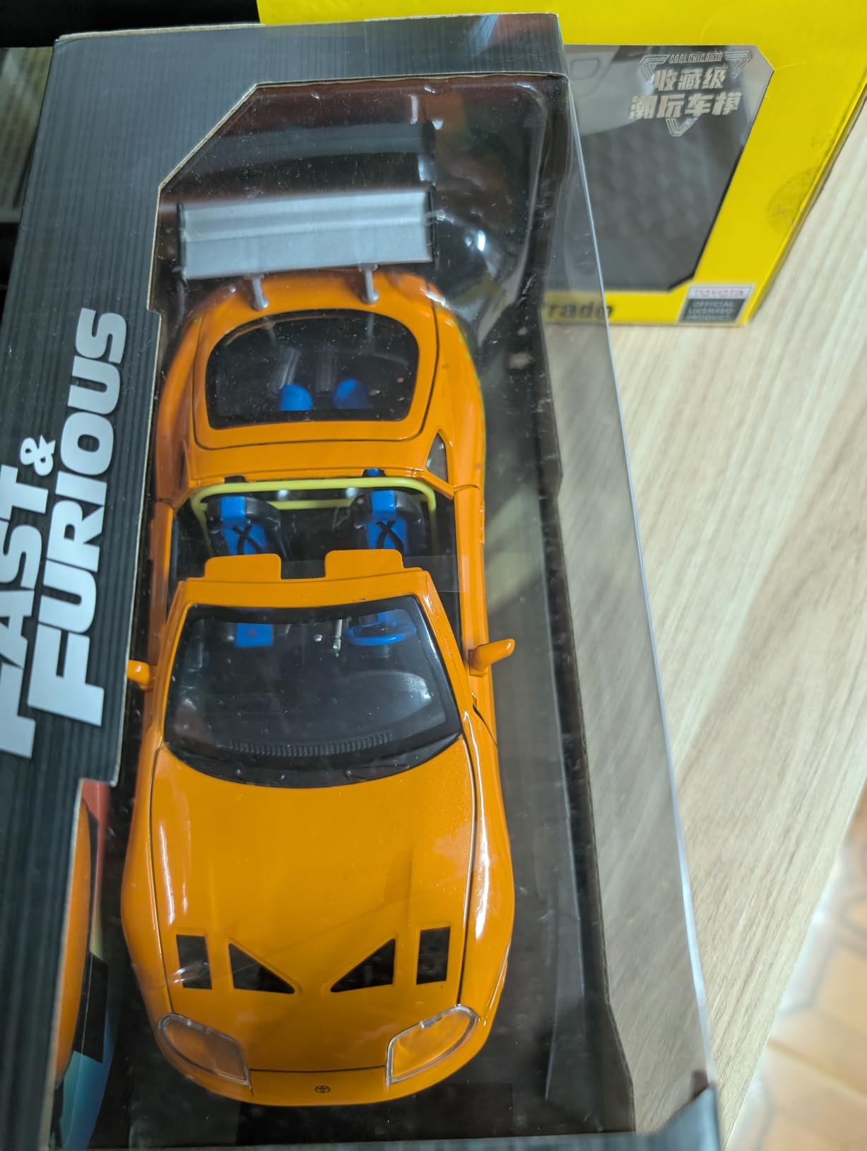 Jada Toys Fast & Furious 1:24 Brian's Toyota Supra Die-cast Car, Orange customer photo 2