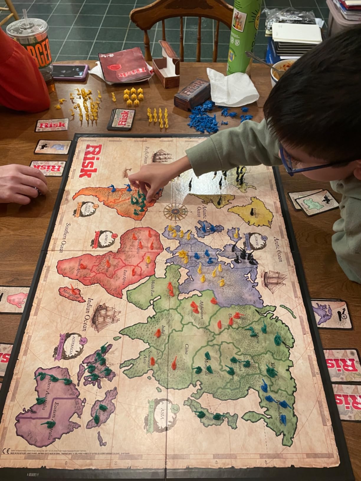Risk Board Game - Classic War Strategy for Teens, Adults, and Family customer photo 2