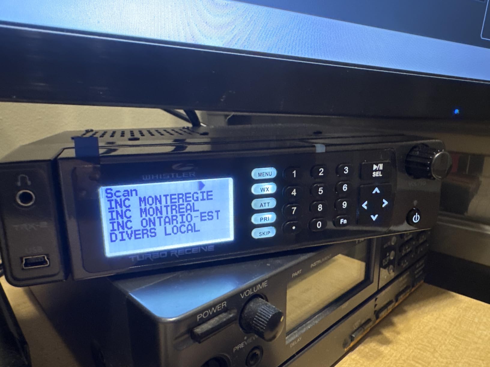Whistler TRX-2 Digital Police Scanner - Desktop/Mobile Scanner with EZ Scan Software, APCO P25 Phase I & II, DMR, NXDN customer photo 1